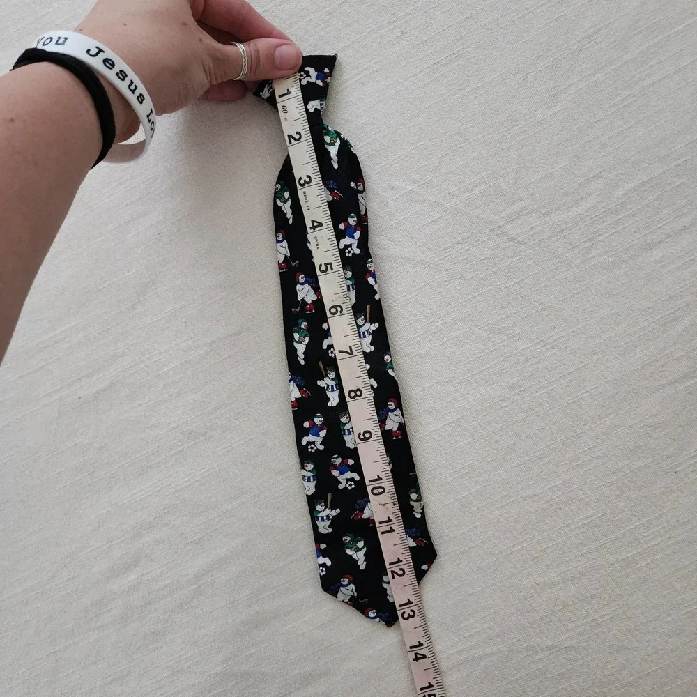 Snowman Sporty Clip-on Tie toddler/kids